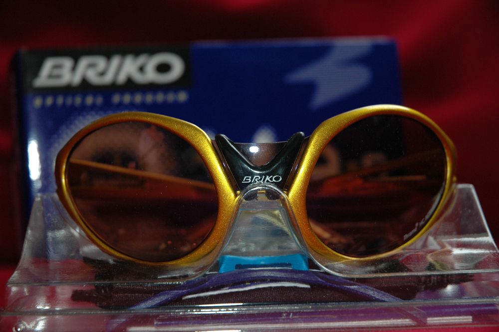 OLIVER BARON briko jumper gold cycling glasses mario cipollini marco pantani