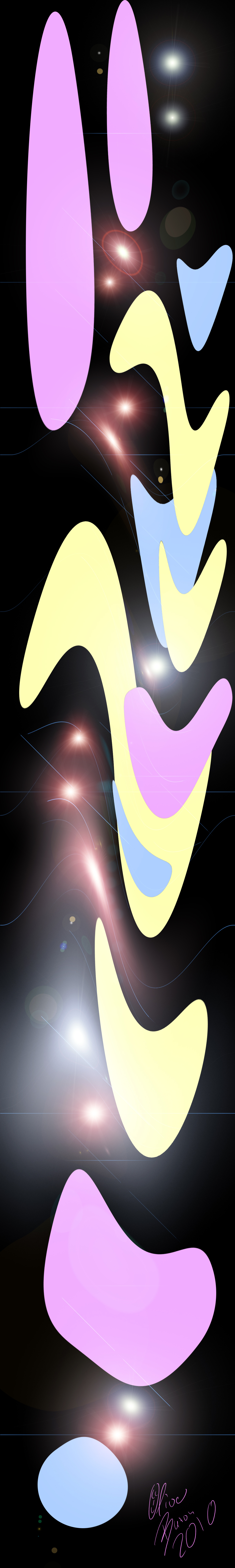 OLIVER BARON SCROLL ART SCROLLKUNST HARVARD SUNRISE